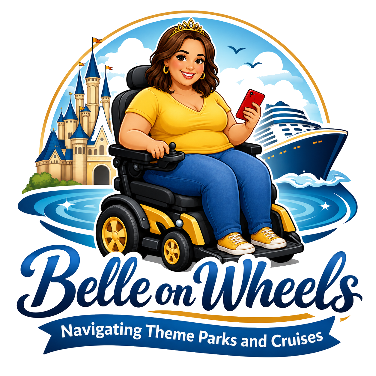 Belle on Wheels: Adobe Illustrator project by NETREX