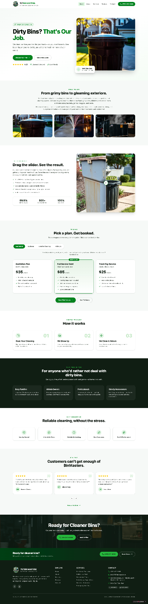 757 Bin Masters - React project by NETREX