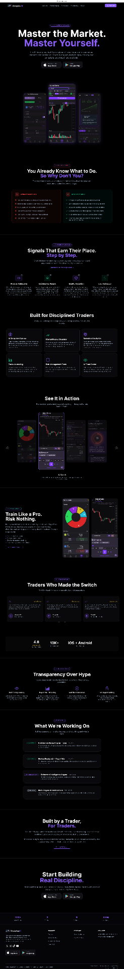 DisciplineA Trading Platform - Wix project by NETREX
