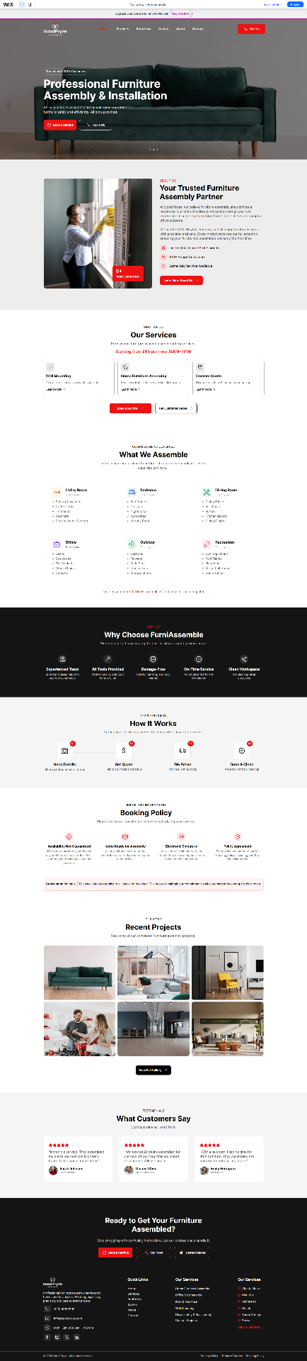 FurniAssemble - Wix project by NETREX