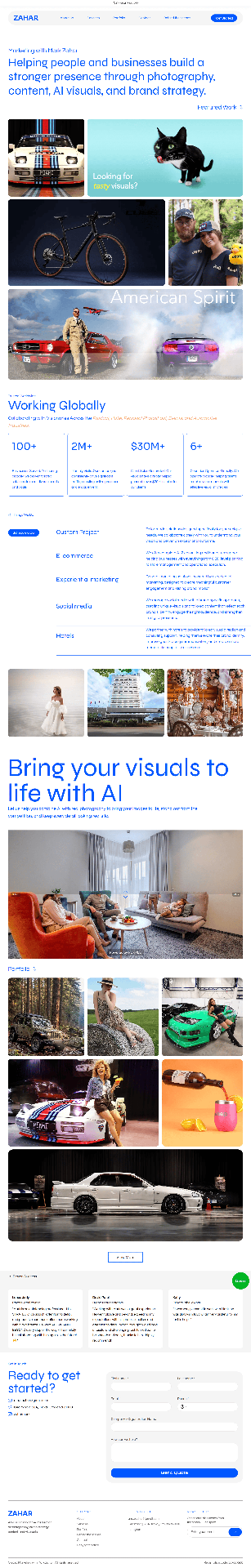 Zahar Mark - Wix project by NETREX